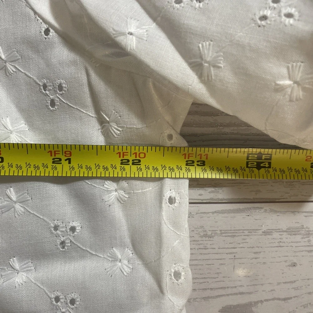 Season Ticket NWT Vintage Cotton And Lace Shirt Pants Set Women 16S Cottage Core